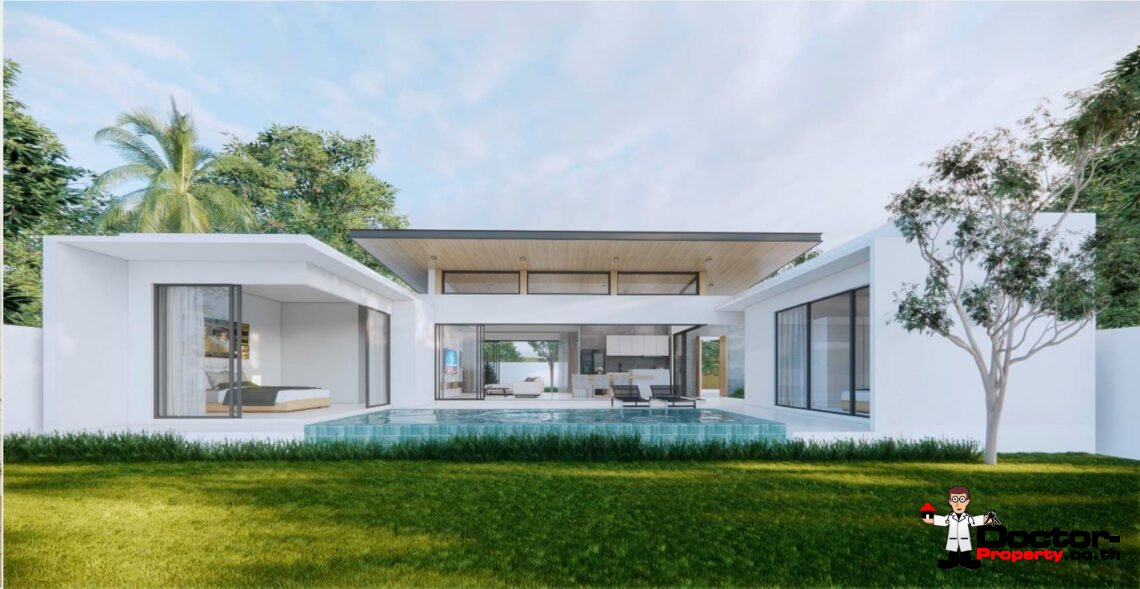 New Modern 3 Bedroom Pool Villa in Bang Por, Koh Samui – For Sale